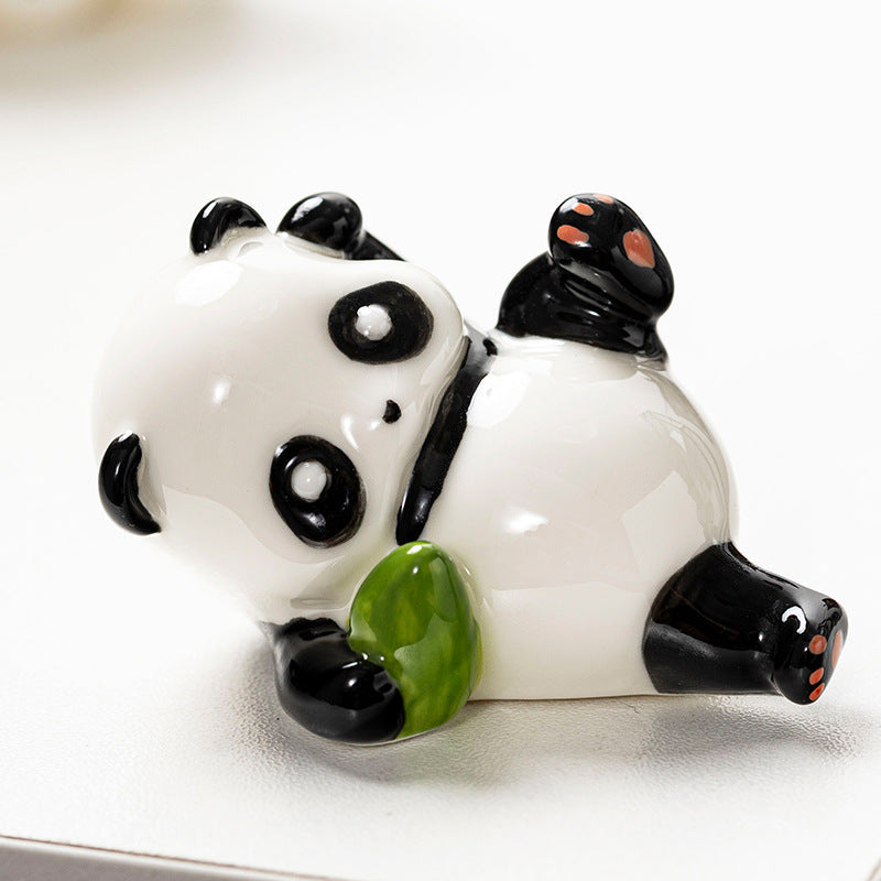 Cute Panda Decorative Figure | High & Bury