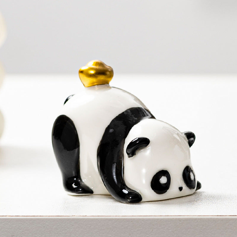 Cute Panda Decorative Figure | High & Bury