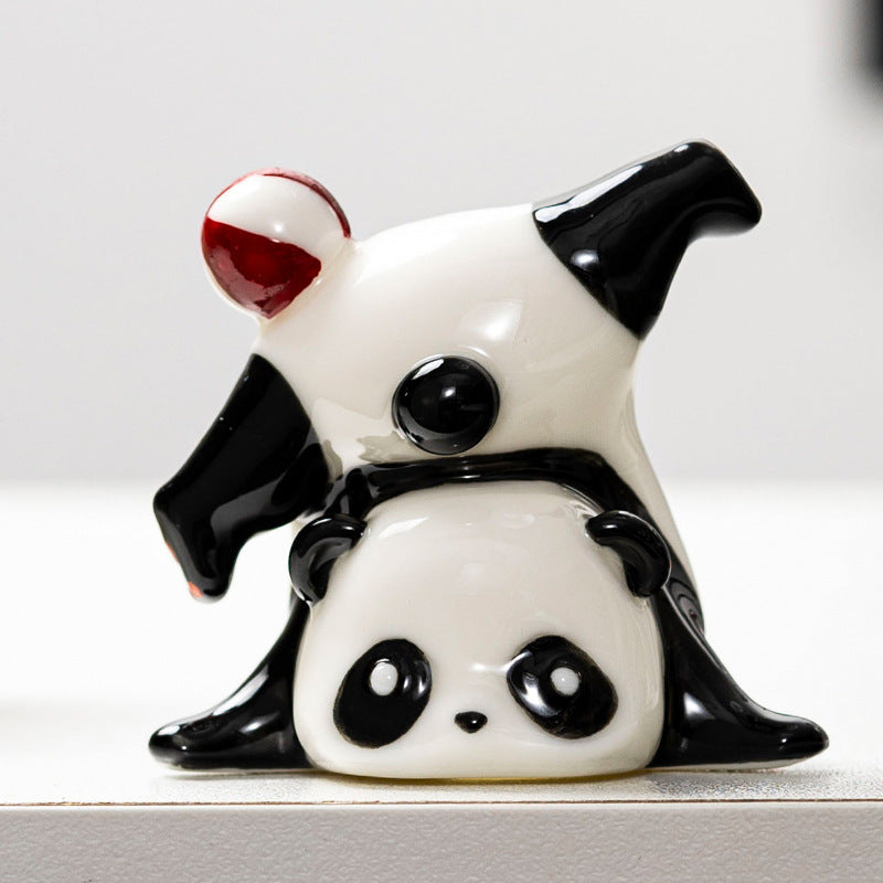 Cute Panda Decorative Figure | High & Bury