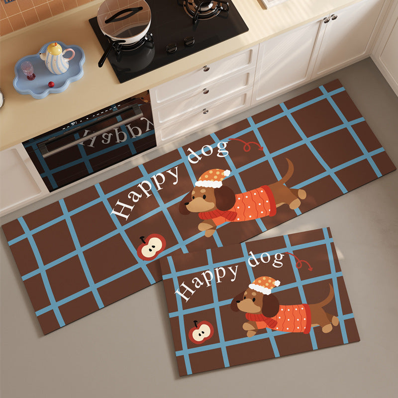 Cute Pet-Themed Kitchen Mat Set | High & Bury
