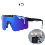 Cycling Sunglasses with TAC Lenses, TR90 Frame, 147 mm Lens Width, view 11