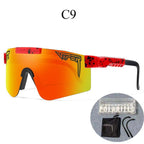 Cycling Sunglasses with TAC Lenses, TR90 Frame, 147 mm Lens Width, view 15