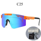 Cycling Sunglasses with TAC Lenses, TR90 Frame, 147 mm Lens Width, view 31