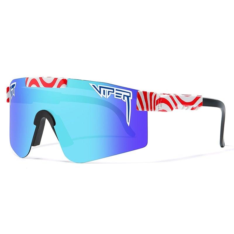 Cycling Sunglasses with TAC Lenses, TR90 Frame, 147 mm Lens Width, view 6