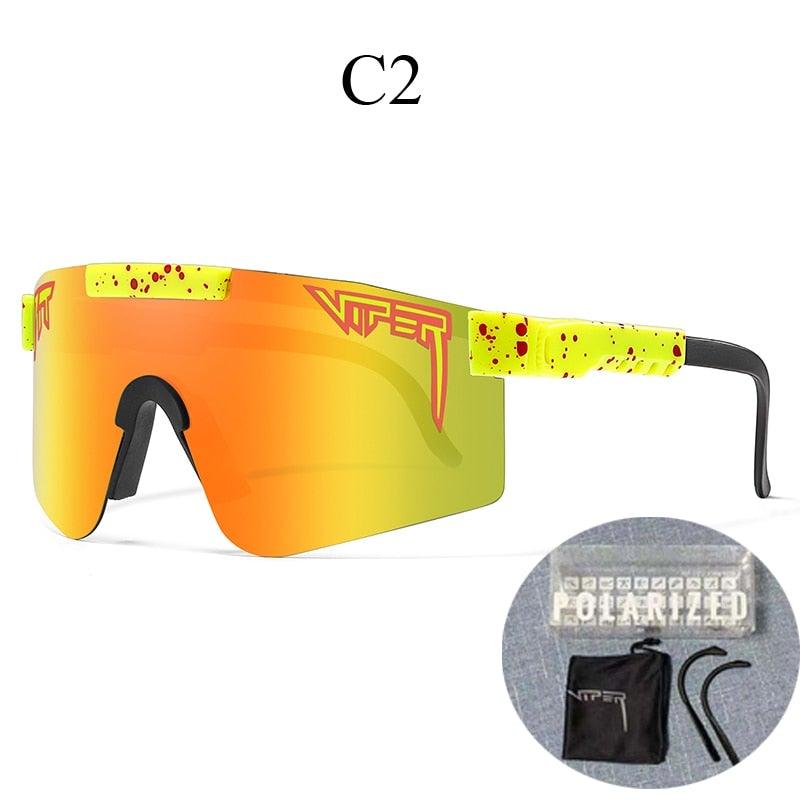 Cycling Sunglasses with TAC Lenses, TR90 Frame, 147 mm Lens Width, view 8