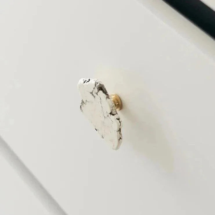 Dalleda Marble Brass Knob