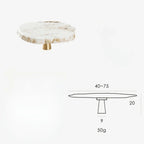 Dalleda Marble Brass Knob