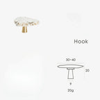 Dalleda Marble Brass Knob