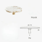 Dalleda Marble Brass Knob