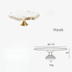 Dalleda Marble Brass Knob