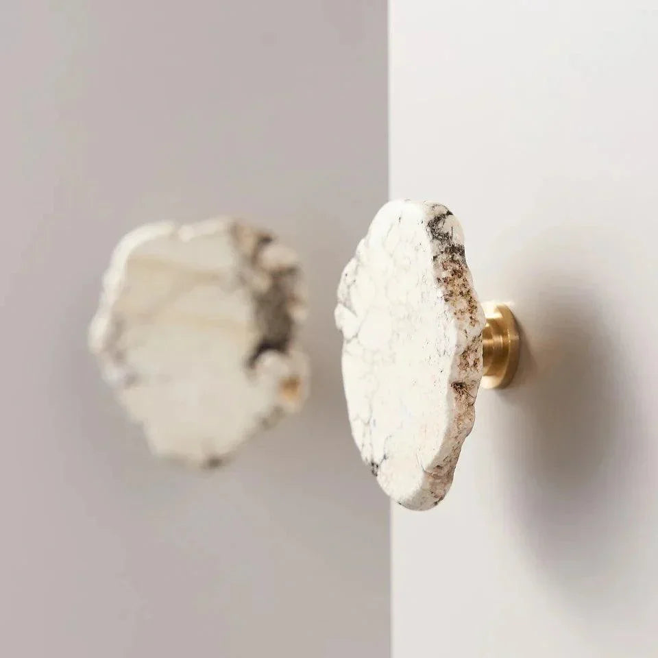 Dalleda Marble Brass Knob