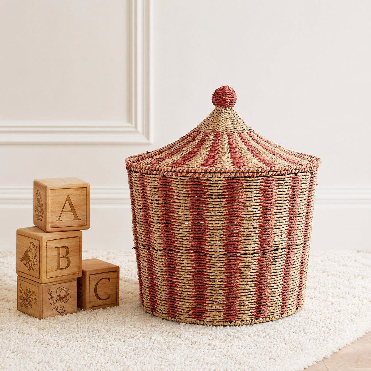 Decorative and Practical Storage Basket | High & Bury