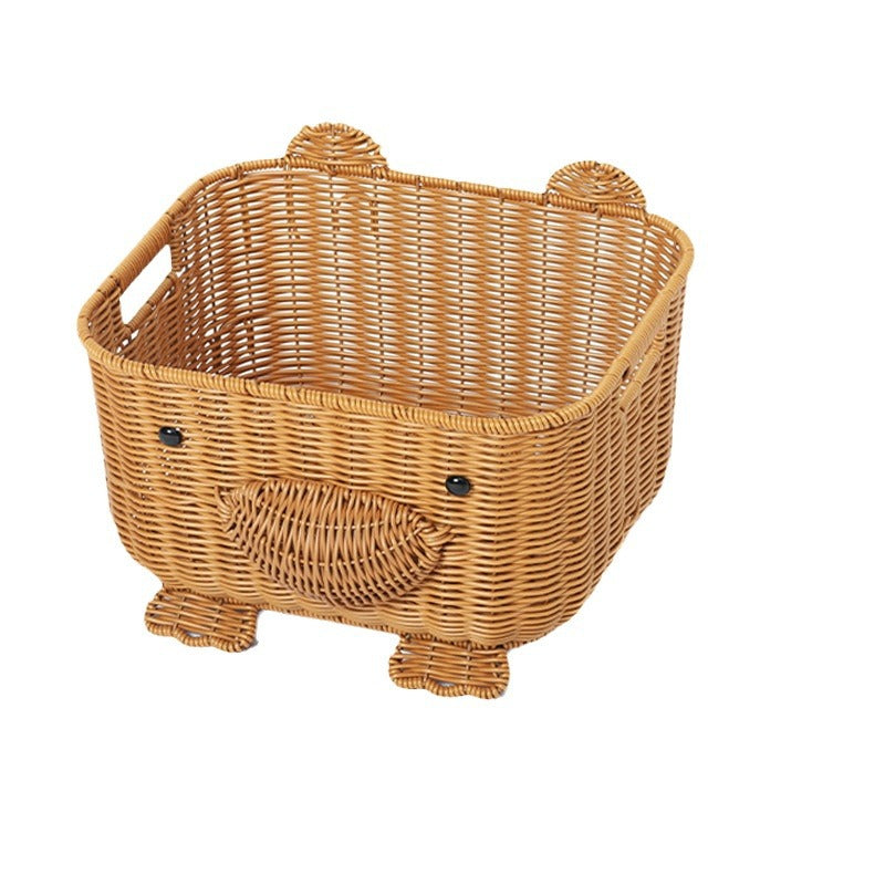 Decorative Animal-Themed Storage Basket | High & Bury