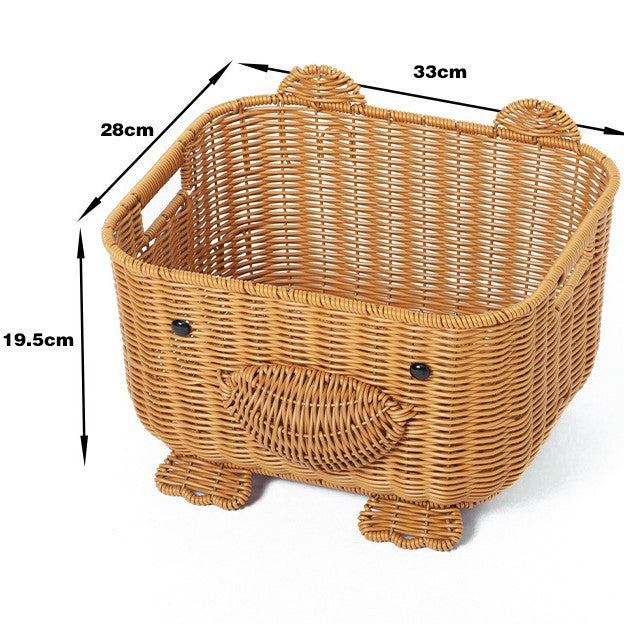 Decorative Animal-Themed Storage Basket | High & Bury