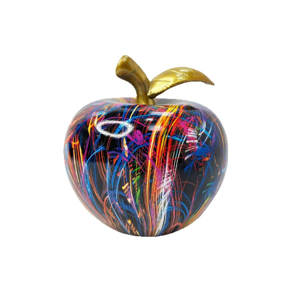 Decorative Apple Figure with Artistic Design | High & Bury