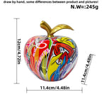 Decorative Apple Figure with Artistic Design | High & Bury