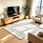 Decorative Area Rug Black Blue | High & Bury