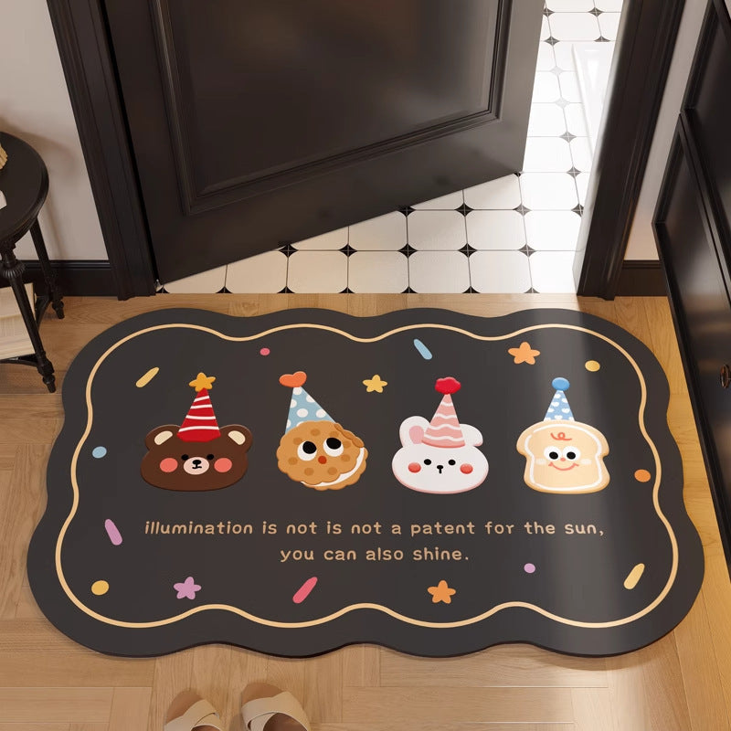 Decorative Area Rug Black | High & Bury