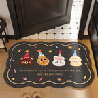 Decorative Area Rug Black | High & Bury