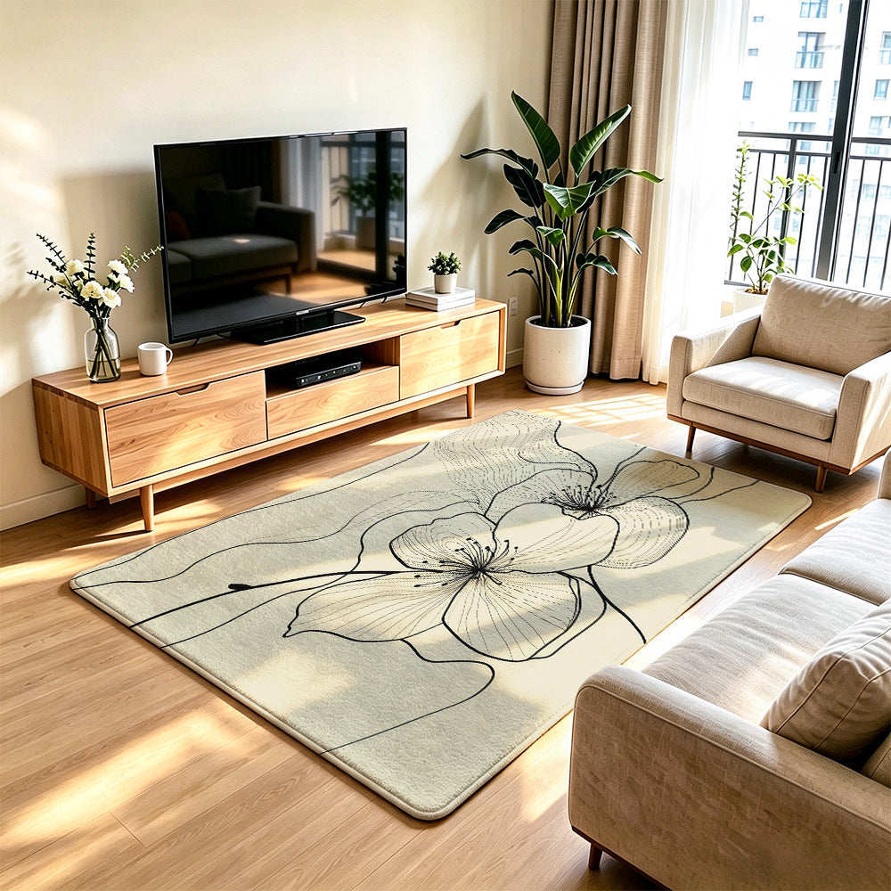 Decorative Area Rug Gray Green | High & Bury