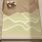 Decorative Area Rug Orange Green | High & Bury