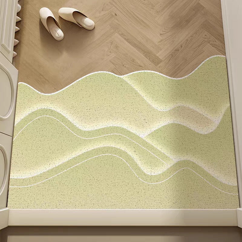 Decorative Area Rug Orange Green | High & Bury