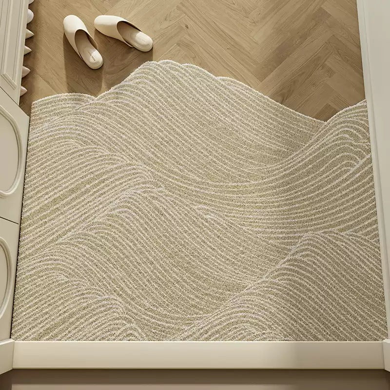 Decorative Area Rug Orange Green | High & Bury