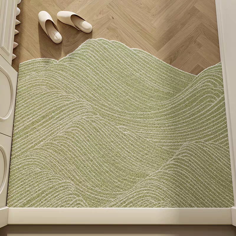 Decorative Area Rug Orange Green | High & Bury