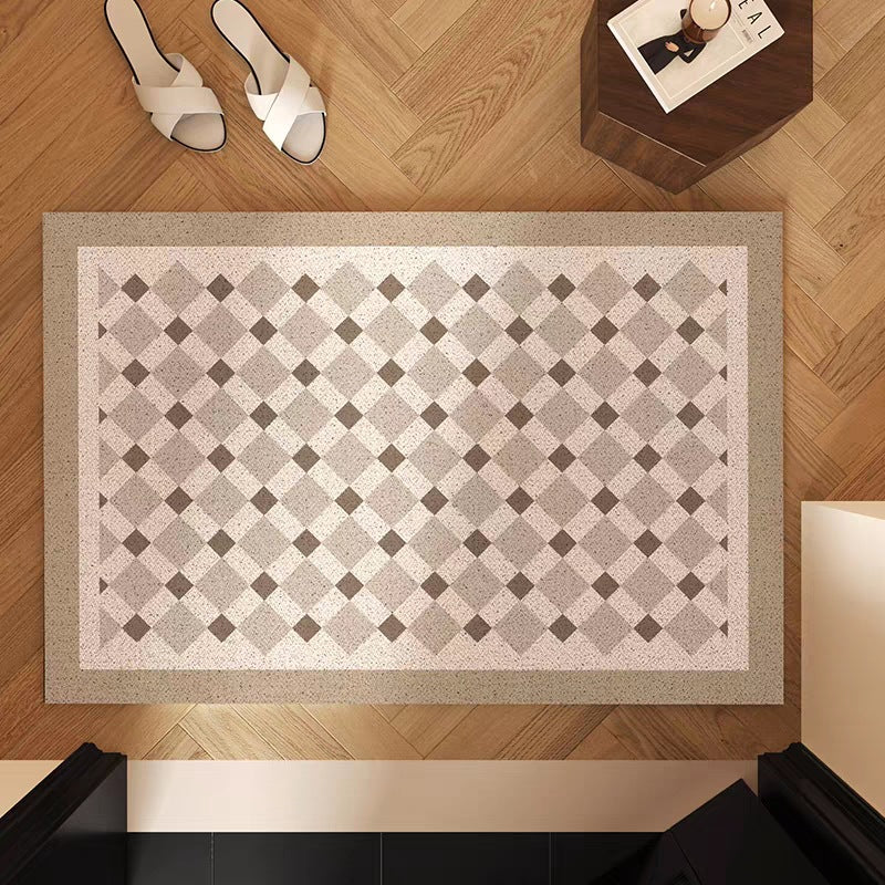 Decorative Area Rug Orange Green | High & Bury