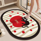Decorative Area Rug Pink Red | High & Bury