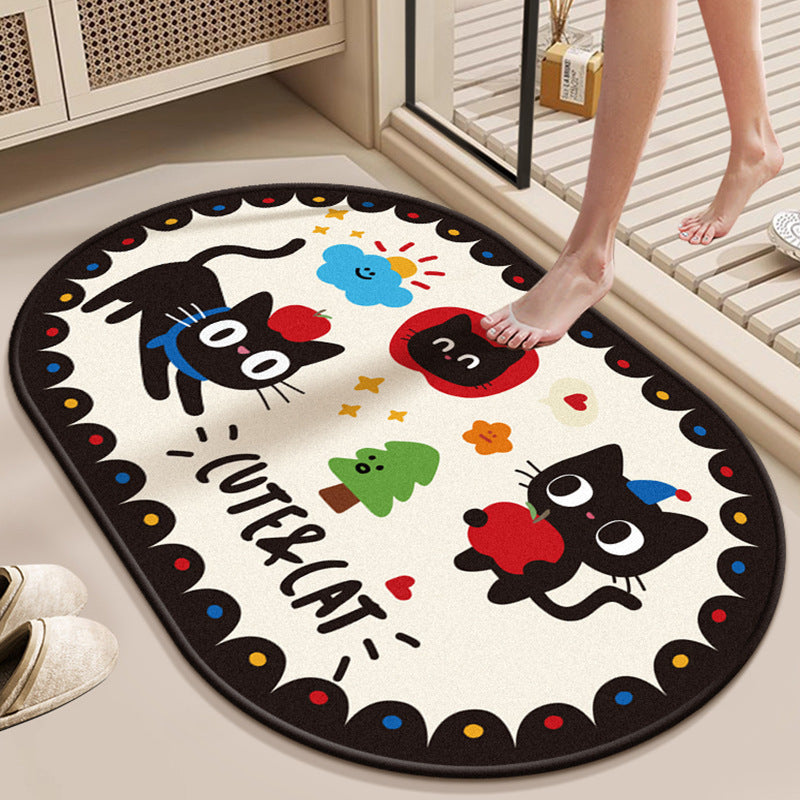 Decorative Area Rug Pink Red | High & Bury