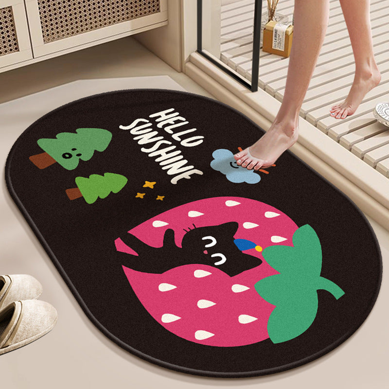 Decorative Area Rug Pink Red | High & Bury