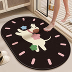 Decorative Area Rug Pink Red | High & Bury