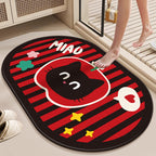 Decorative Area Rug Pink Red | High & Bury