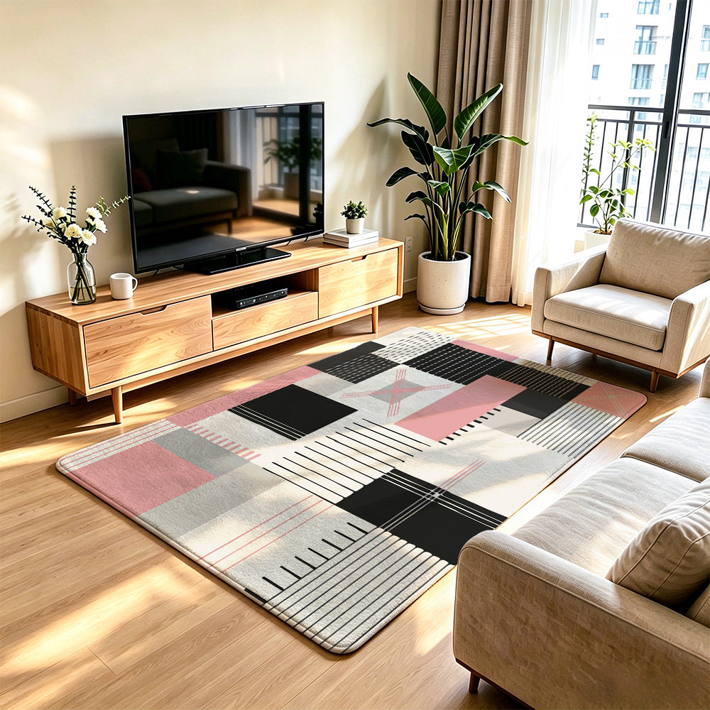 Decorative Area Rug Soft Textile | High & Bury