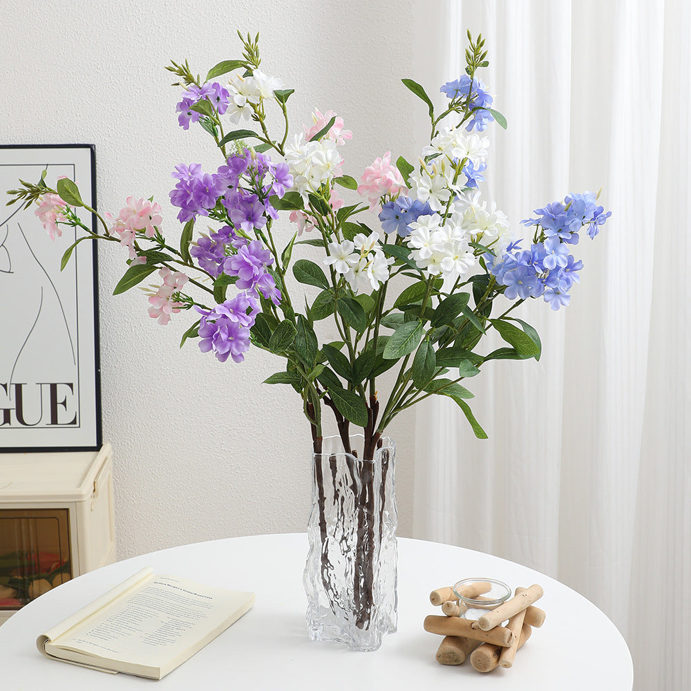 Decorative Art Branch with White Flowers | High & Bury
