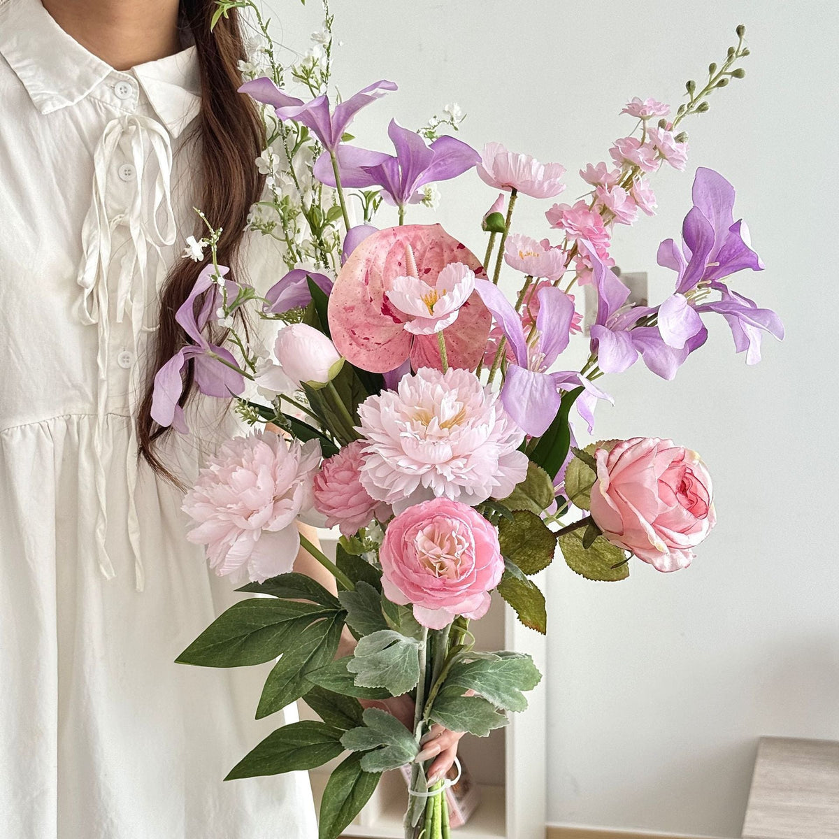 Decorative Artificial Bouquet Model Vcaz | High & Bury