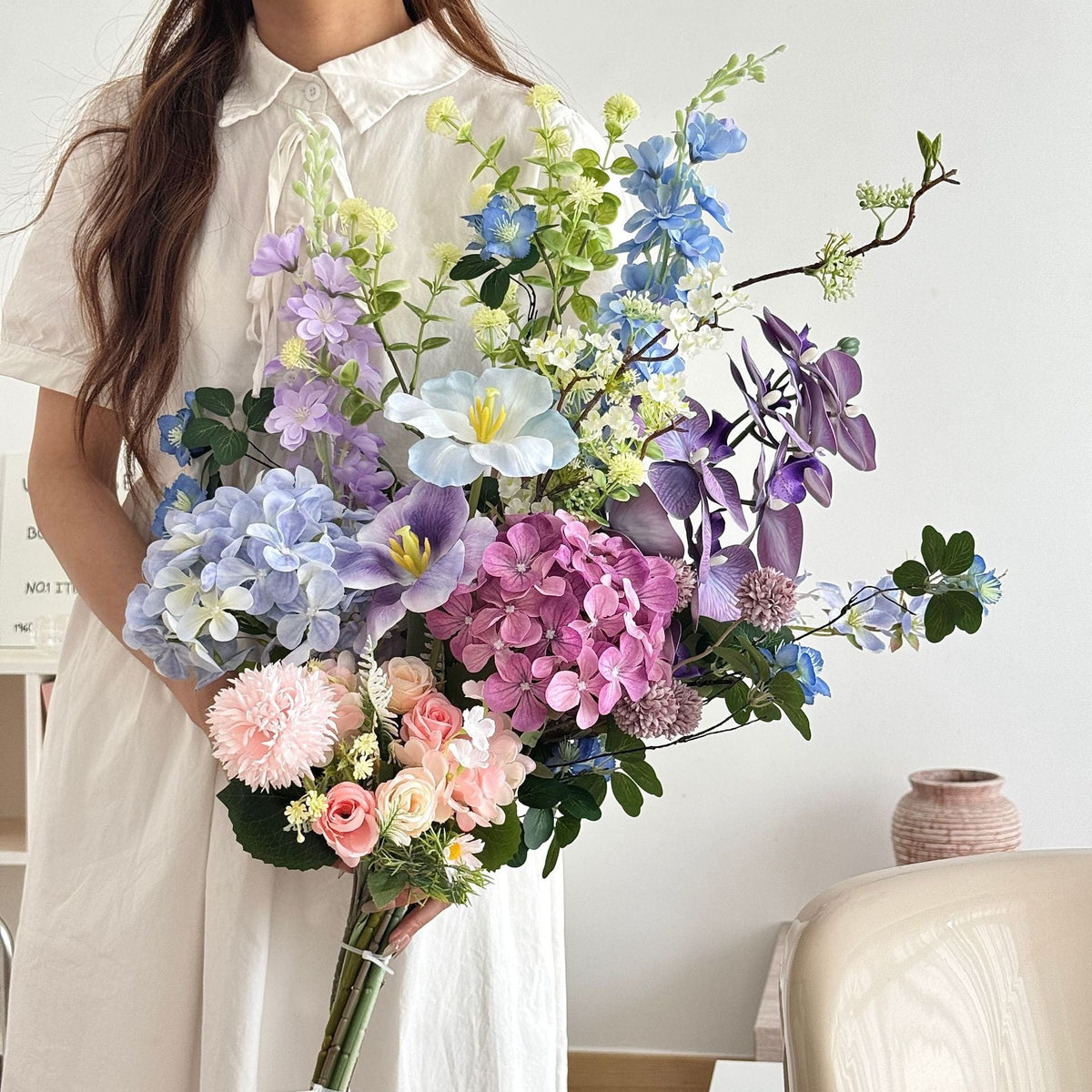 Decorative Artificial Bouquet Model Vcaz | High & Bury