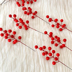 Decorative Artificial Branch with Bright Red Berries | High & Bury
