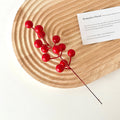 Decorative Artificial Branch with Bright Red Berries | High & Bury