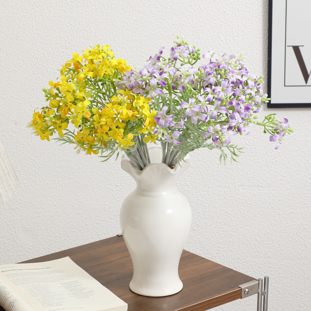 Decorative Artificial Flower Arrangement Lilac Pink | High & Bury