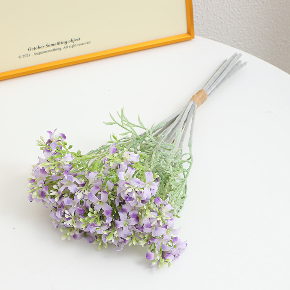 Decorative Artificial Flower Arrangement Lilac Pink | High & Bury