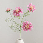 Decorative Artificial Flower Bouquet Blue Cream | High & Bury