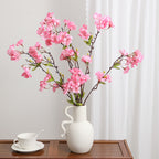 Decorative Artificial Flower Bouquet Magenta White | High & Bury
