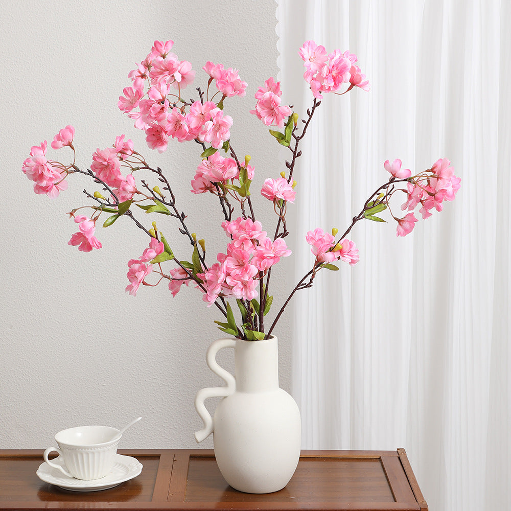 Decorative Artificial Flower Bouquet Magenta White | High & Bury