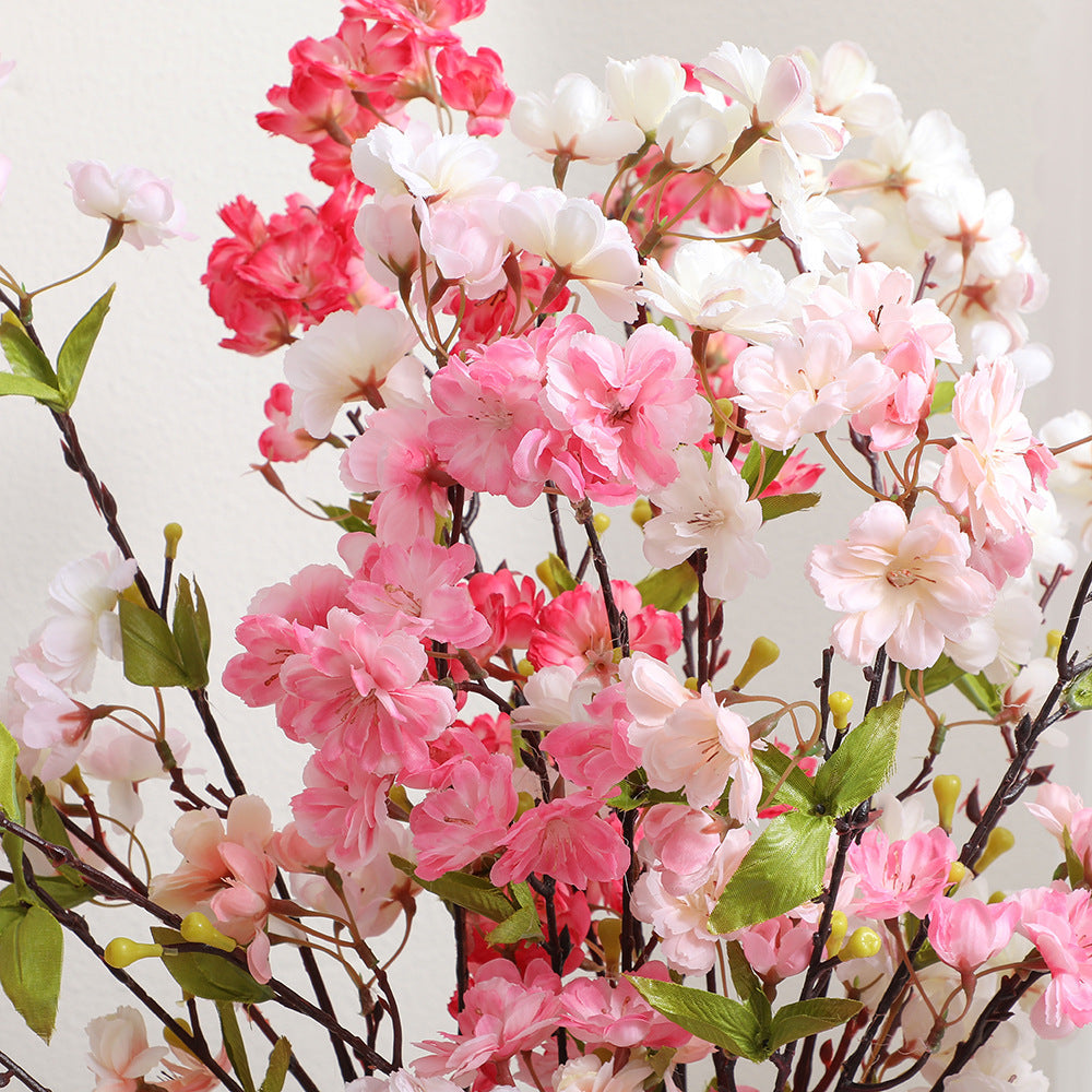 Decorative Artificial Flower Bouquet Magenta White | High & Bury