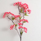 Decorative Artificial Flower Bouquet Magenta White | High & Bury
