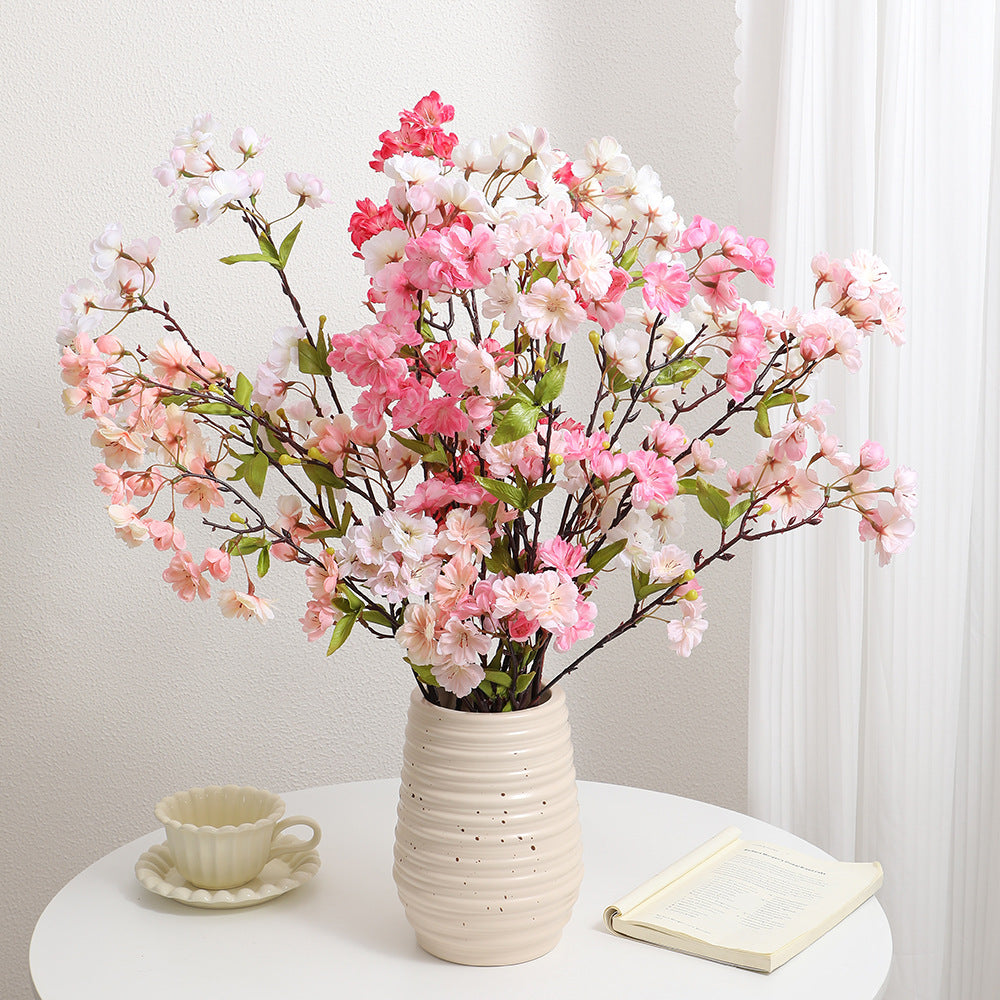 Decorative Artificial Flower Bouquet Magenta White | High & Bury