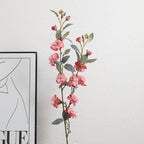 Decorative Artificial Flower Bouquet Red Pink | High & Bury