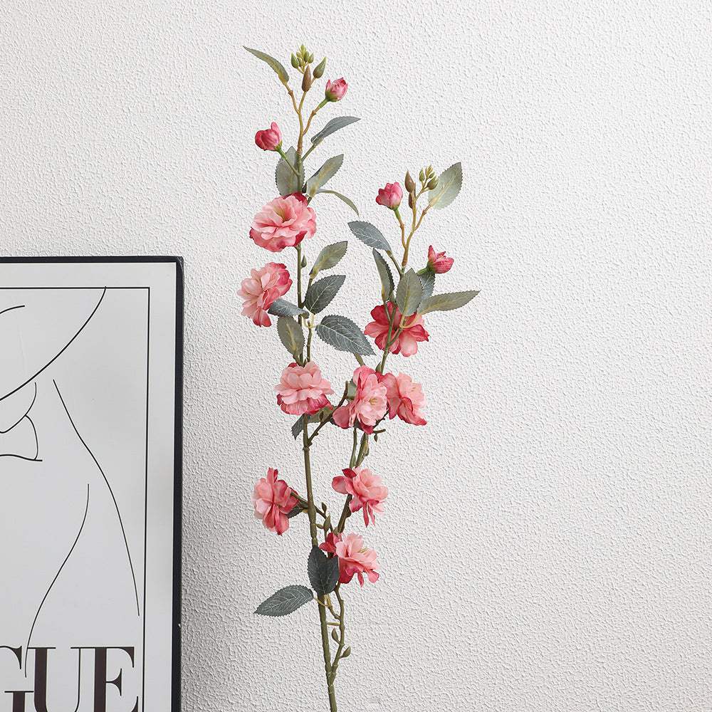 Decorative Artificial Flower Bouquet Red Pink | High & Bury